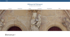 Desktop Screenshot of abbayedepaimpont.org