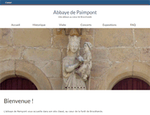 Tablet Screenshot of abbayedepaimpont.org